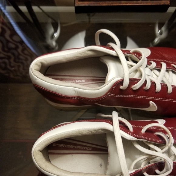 WOMEN'S LEATHER NIKE GOLF SHOES SZ.10.5 NARROW - Picture 6 of 6